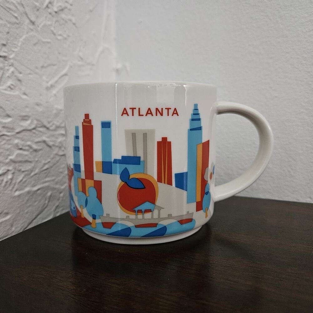 Starbucks “You Are Here Series” Atlanta Collectors Coffee Mug 2017 14 Fl Oz